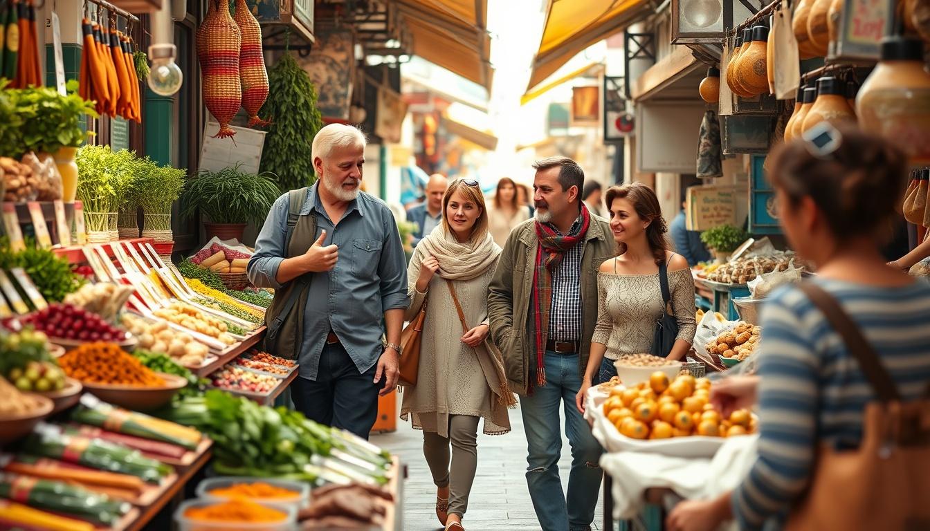Market walks with local flavor